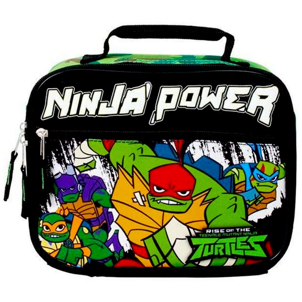 Teenage Mutant Ninja Turtles Lunch Bag TMNT Insulated Tote “Ninja Power” NWT NEW